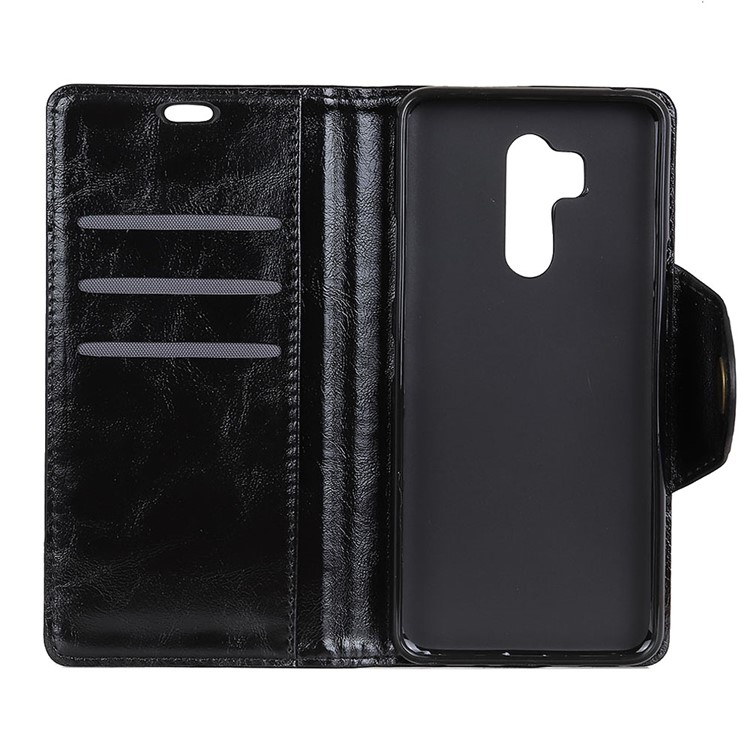 Funda De Cuero Billetera Para LG G7 One. - Negro-4