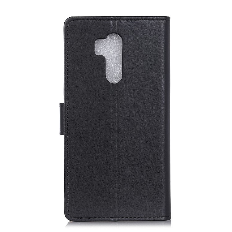 Wallet Leather Stand Case for LG G7 One - Black-3