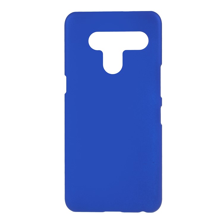 Rubberized PC Hard Mobile Phone Shell for LG V50 ThinQ 5G - Blue-1