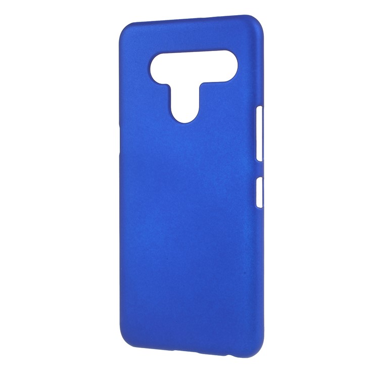 Rubberized PC Hard Mobile Phone Shell for LG V50 ThinQ 5G - Blue-2