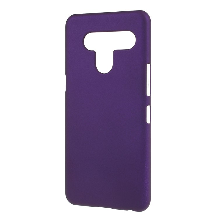 Rubberized PC Hard Mobile Phone Shell for LG V50 ThinQ 5G - Purple-2