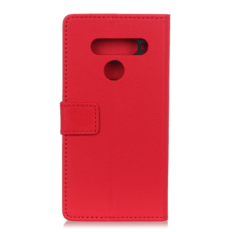 Wallet Leather Stand Case for LG V50 ThinQ 5G - Red-10