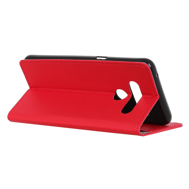Wallet Leather Stand Case for LG V50 ThinQ 5G - Red-11