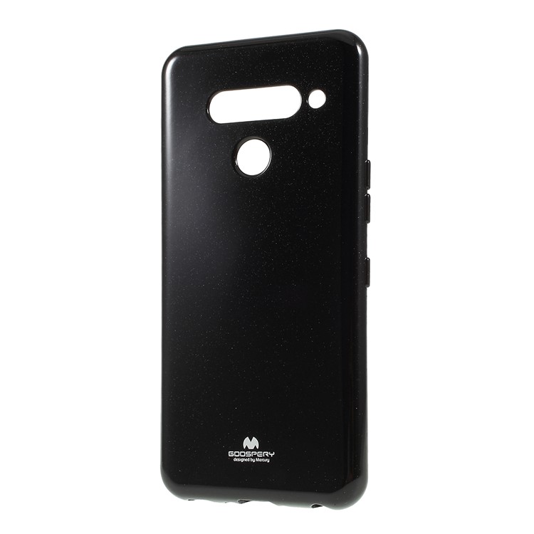 MERCURY GOOSPERY Glitter Powder TPU Case Accessory for LG V50 ThinQ 5G - Black-2