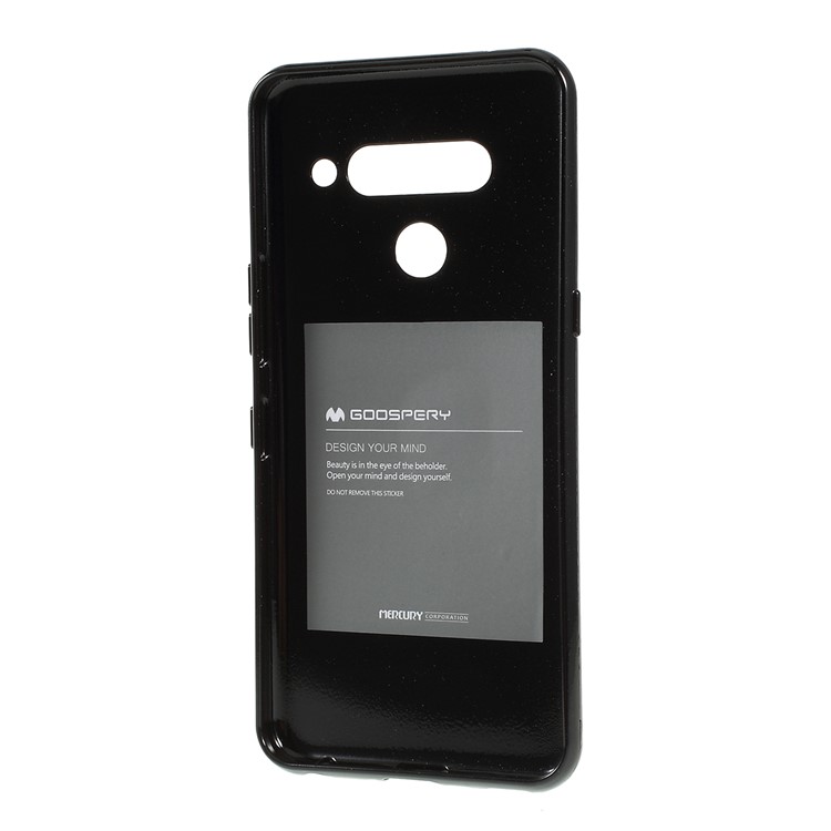 MERCURY GOOSPERY Glitter Powder TPU Case Accessory for LG V50 ThinQ 5G - Black-3