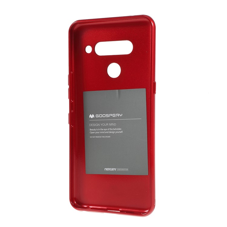 MERCURY GOOSPERY Glitter Powder TPU Case Accessory for LG V50 ThinQ 5G - Red-3