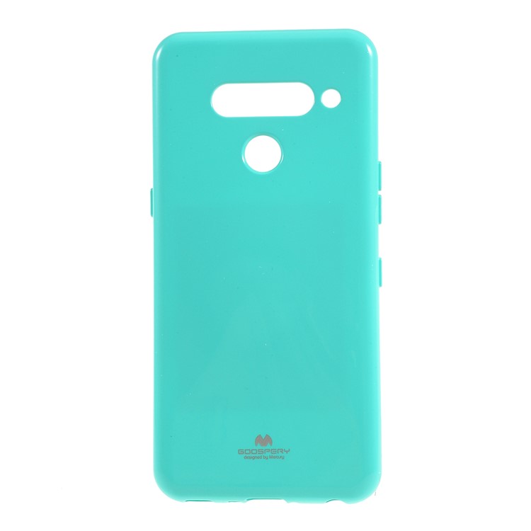 MERCURY GOOSPERY Glitter Powder TPU Case Accessory for LG V50 ThinQ 5G - Cyan-1