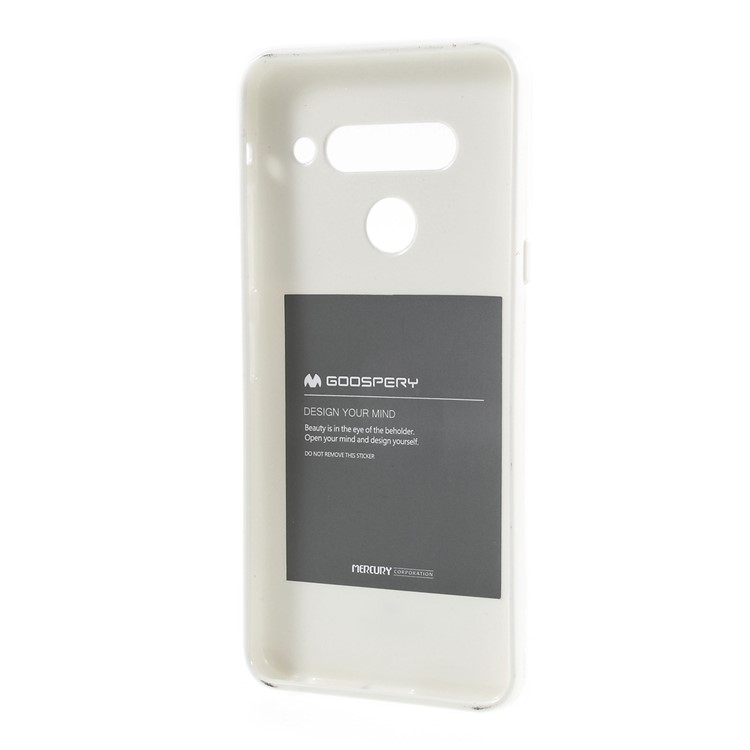 MERCURY GOOSPERY Flash Powder TPU Case for LG G8 ThinQ - White-3