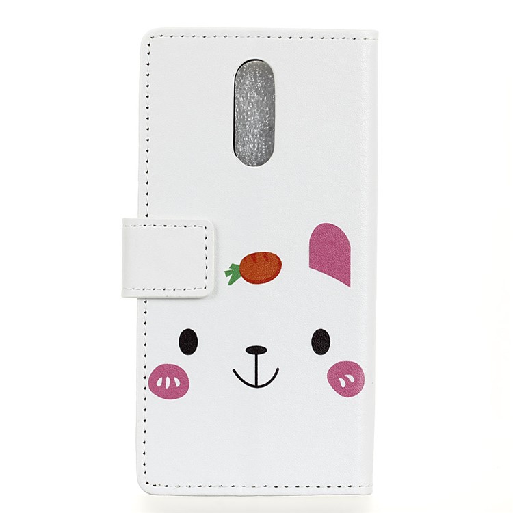 Pattern Printing Leather Cover with Wallet Stand for LG K40/K12+/K12 Plus - Cute Animal-2