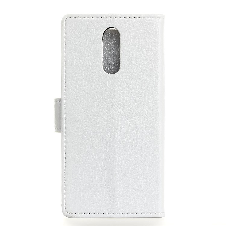 Litchi Texture Wallet Stand Leather Case for LG K40/K12+/K12 Plus - White-8