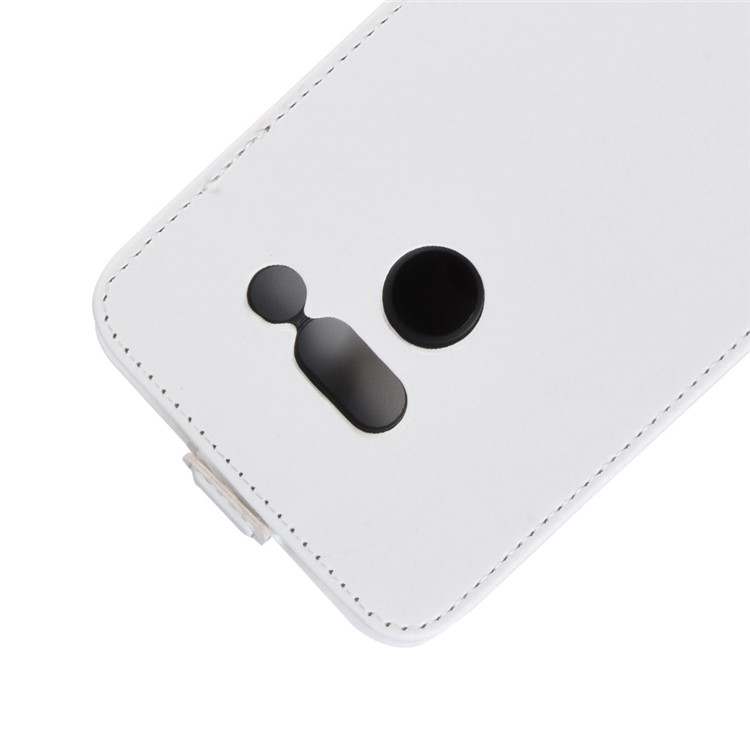 Crazy Horse Vertical Flip Leather Protective Case for LG G8 ThinQ - White-3