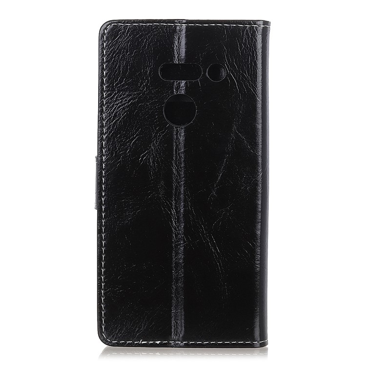Retro Crazy Horse PU Leather Magnetic Wallet Case for LG G8s ThinQ - Black-2