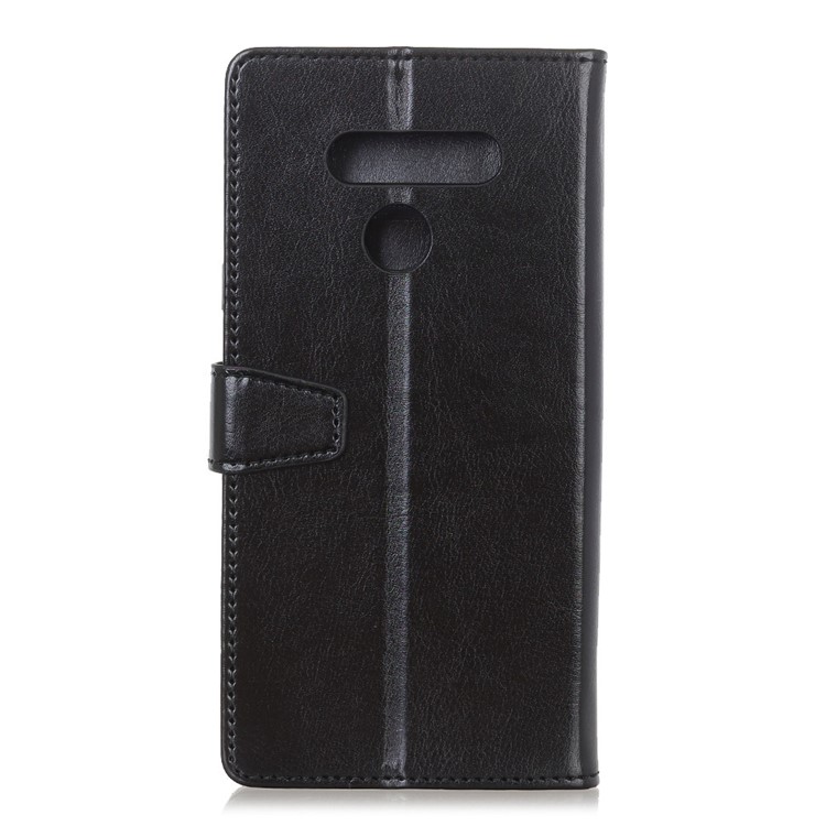 Crazy Horse Wallet Stand Leather Protective Case for LG Q60 - Black-10