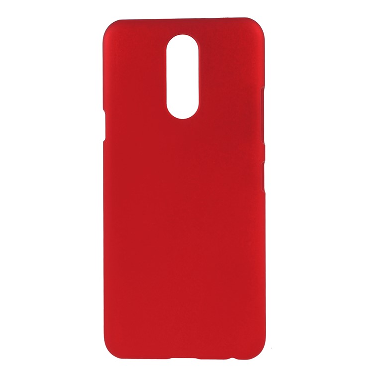 Rubberized Plastic Hard Protective Phone Cover for LG K40/K12+/K12 Plus - Red-1