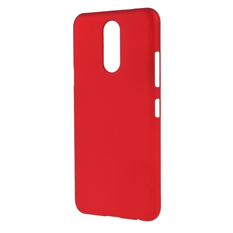 Rubberized Plastic Hard Protective Phone Cover for LG K40/K12+/K12 Plus - Red-2