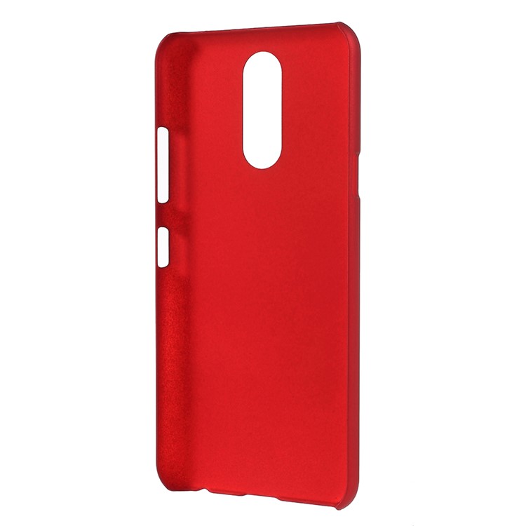 Rubberized Plastic Hard Protective Phone Cover for LG K40/K12+/K12 Plus - Red-3