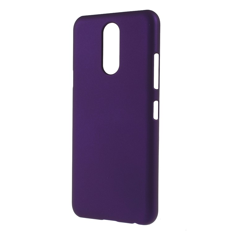 Rubberized Plastic Hard Protective Phone Cover for LG K40/K12+/K12 Plus - Purple-2
