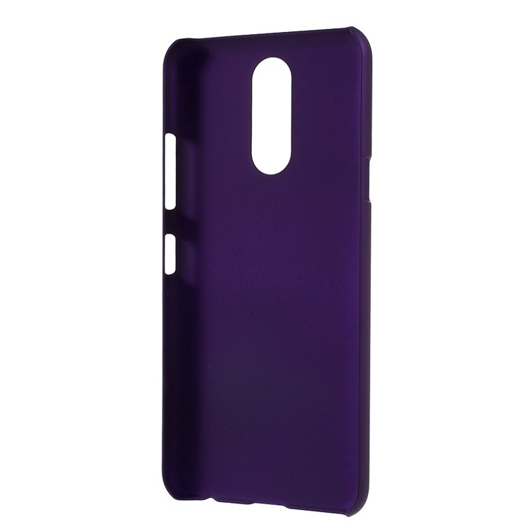 Rubberized Plastic Hard Protective Phone Cover for LG K40/K12+/K12 Plus - Purple-3