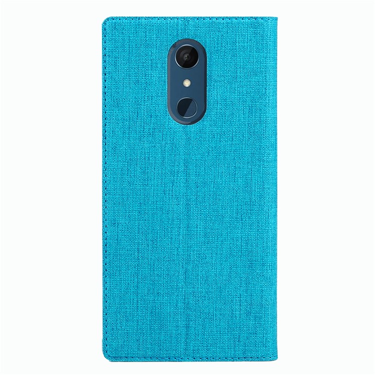 VILI DMX Кожаный Чехол Для LG Q9 / G7 Подходит - Синий-4