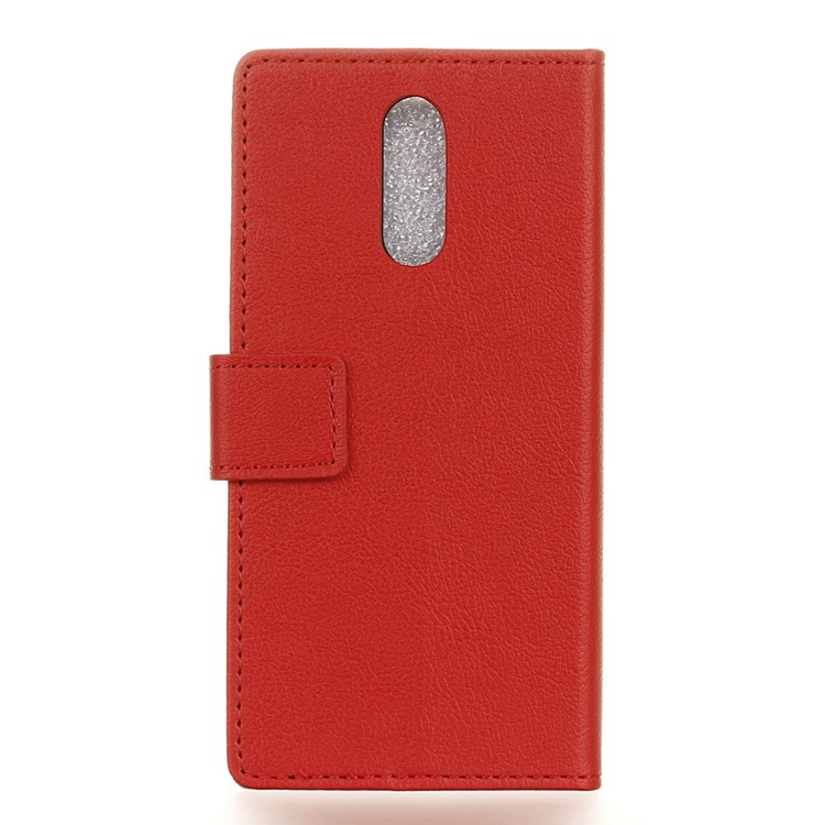 Wallet Leather Stand Case for LG Stylo 5 - Red-9