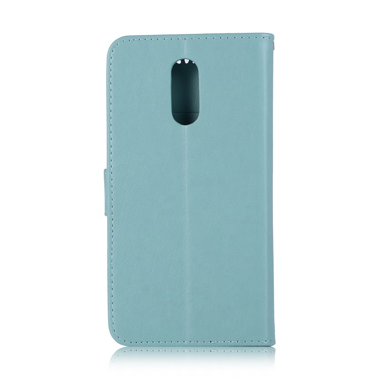 Imprint Dream Catcher Owl Leather Wallet Stand Cover for LG Stylo 5 - Green-3