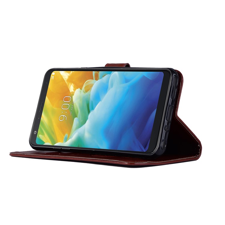 Housse De Support De Portefeuille En Cuir De Hibou En Cuir Dream Catcher Pour LG Stylo 5 - Marron-6