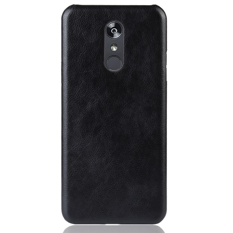Litchi Texture PU Leather Coated PC Case for LG Stylo 5 - Black-2