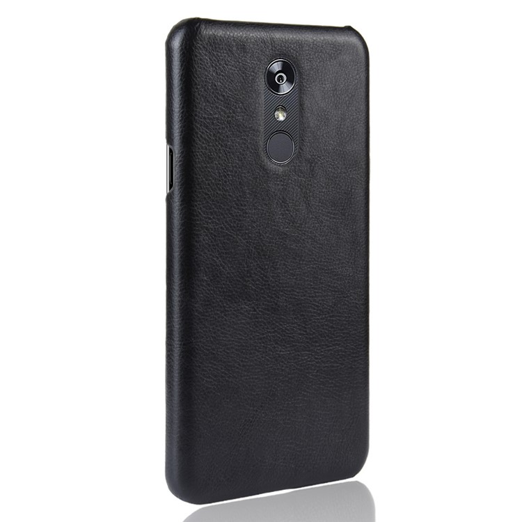 Litchi Texture PU Leather Coated PC Case for LG Stylo 5 - Black-3