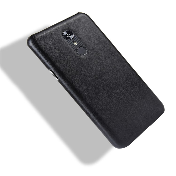 Litchi Texture PU Leather Coated PC Case for LG Stylo 5 - Black-4