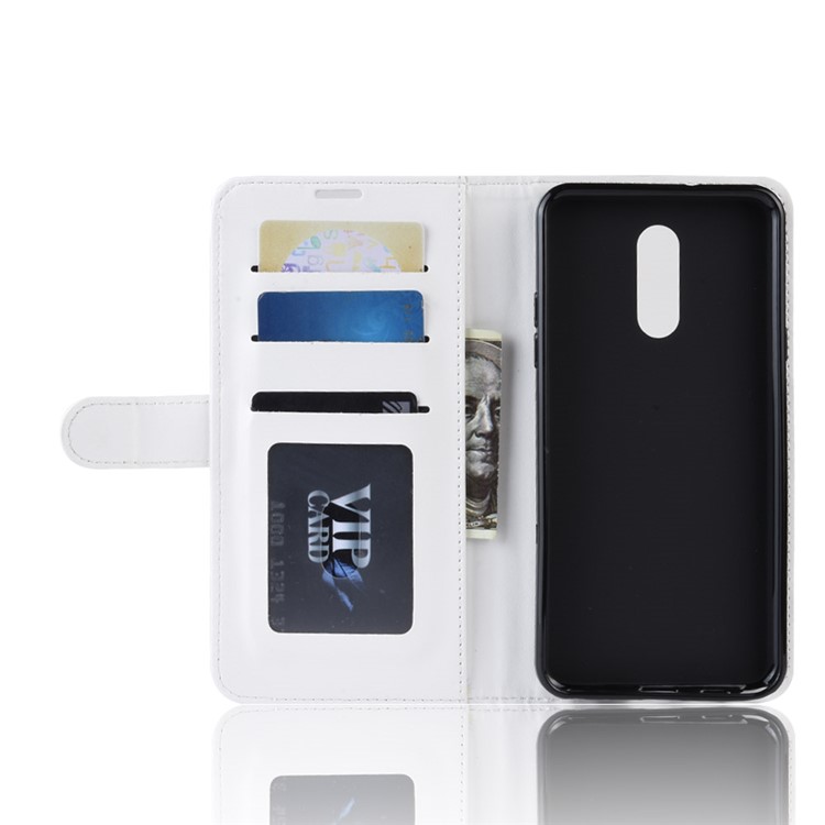 Crazy Horse Wallet Leather Stand Case for LG Stylo 5 - White-5