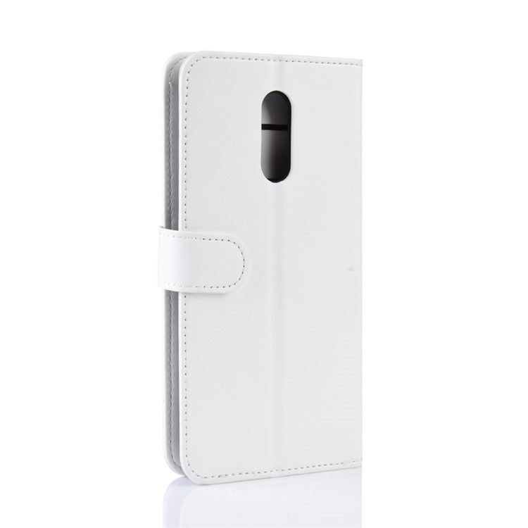 Crazy Horse Wallet Leather Stand Case for LG Stylo 5 - White-8