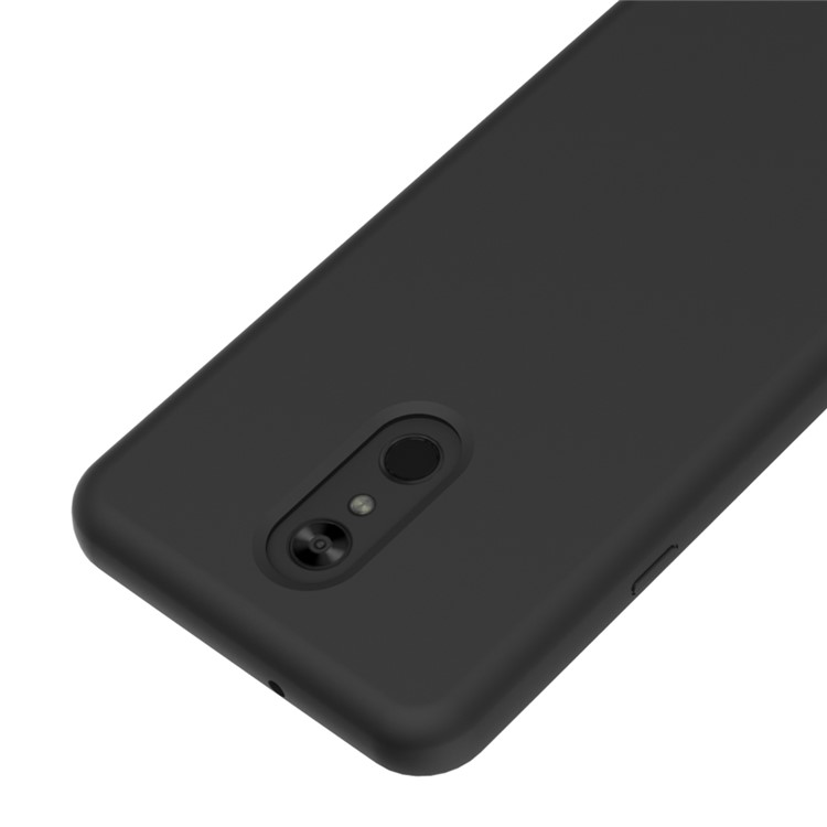 Soft Liquid Silicone Mobile Phone Case for LG Stylo 5 - Black-3