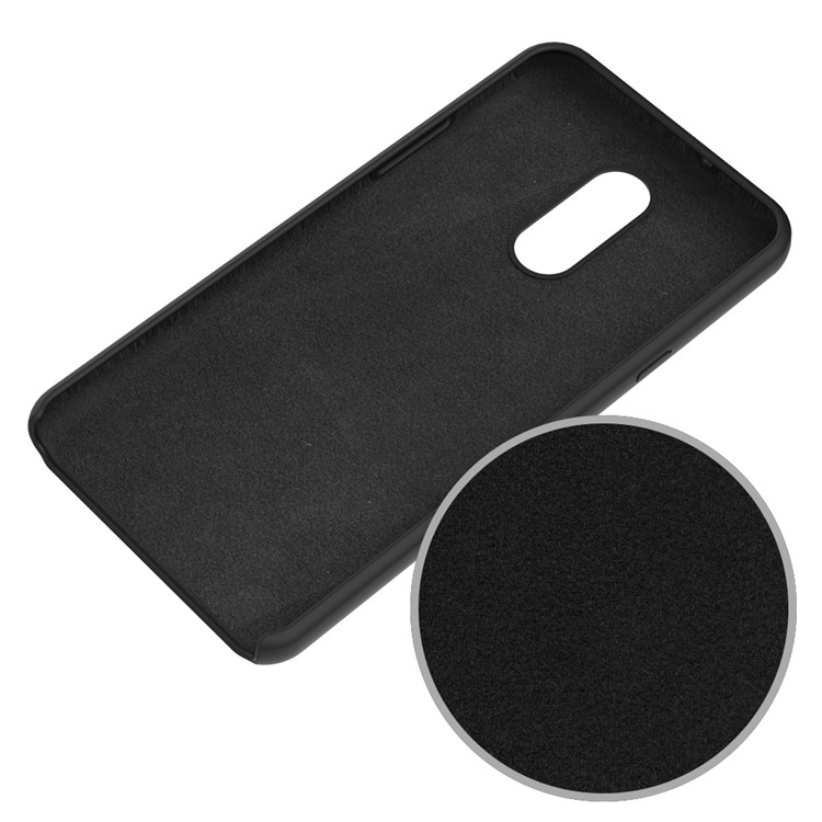 Soft Liquid Silicone Mobile Phone Case for LG Stylo 5 - Black-5