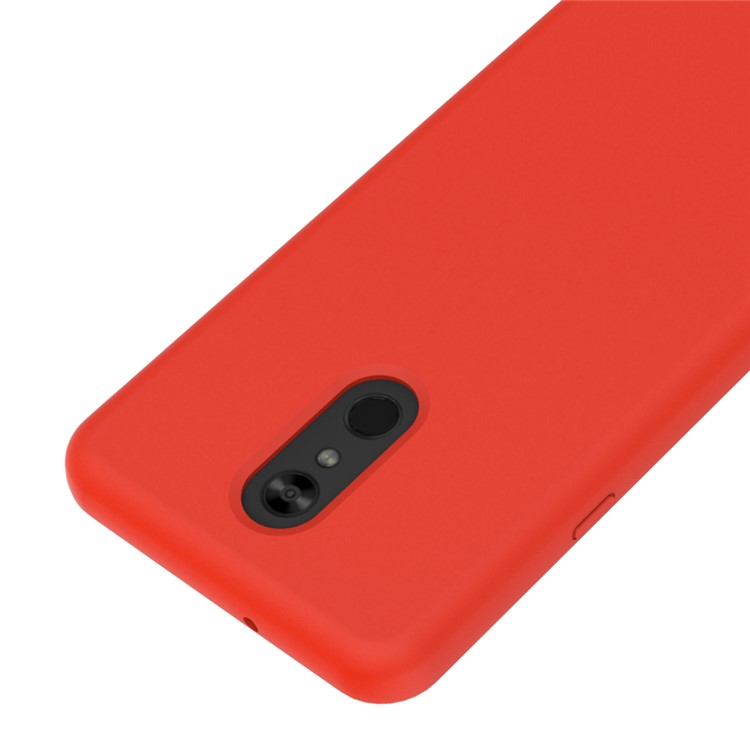 Coque En Silicone Souple Liquide Pour LG Stylo 5 - Rouge-2
