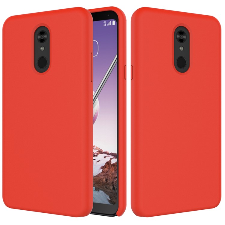 Coque En Silicone Souple Liquide Pour LG Stylo 5 - Rouge-5