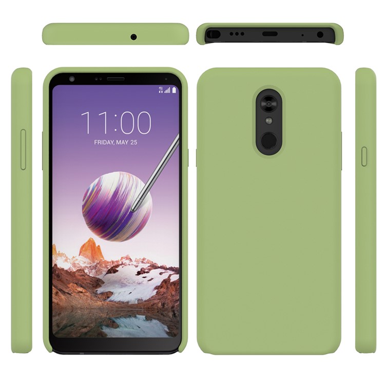 Funda De Silicona Blanda De Silicona Para LG STYLO 5 - Verde-1