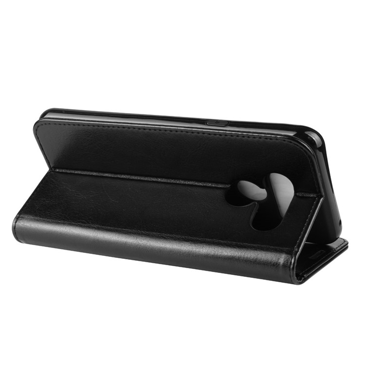 Etui De Portefeuille En Cuir Pour Cheval Fou Pour LG K50 - Noir-6