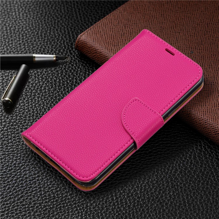 Coque De Protection En Cuir PU Pour LG K50 / Q60 - Rose-7