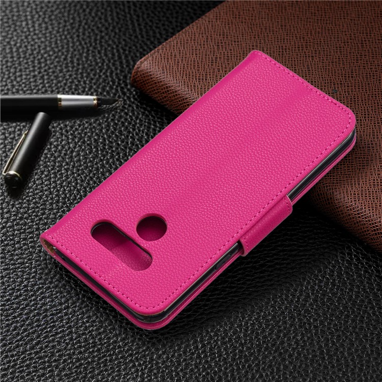 Coque De Protection En Cuir PU Pour LG K50 / Q60 - Rose-8