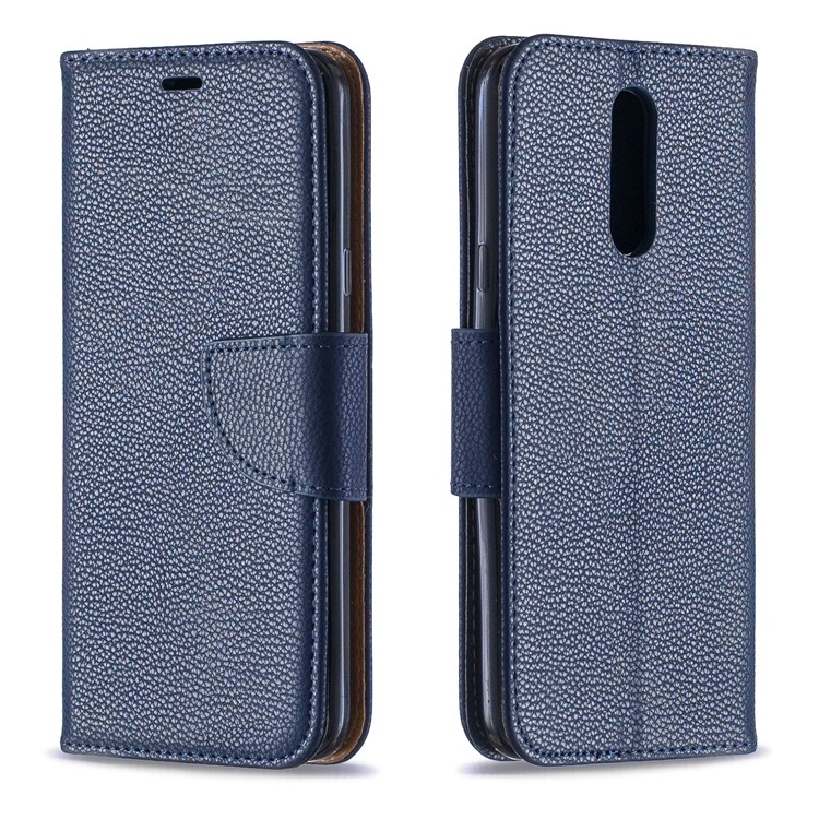 Litchi Texture PU Leather Phone Cover for LG K40 / K12 Plus - Black-5