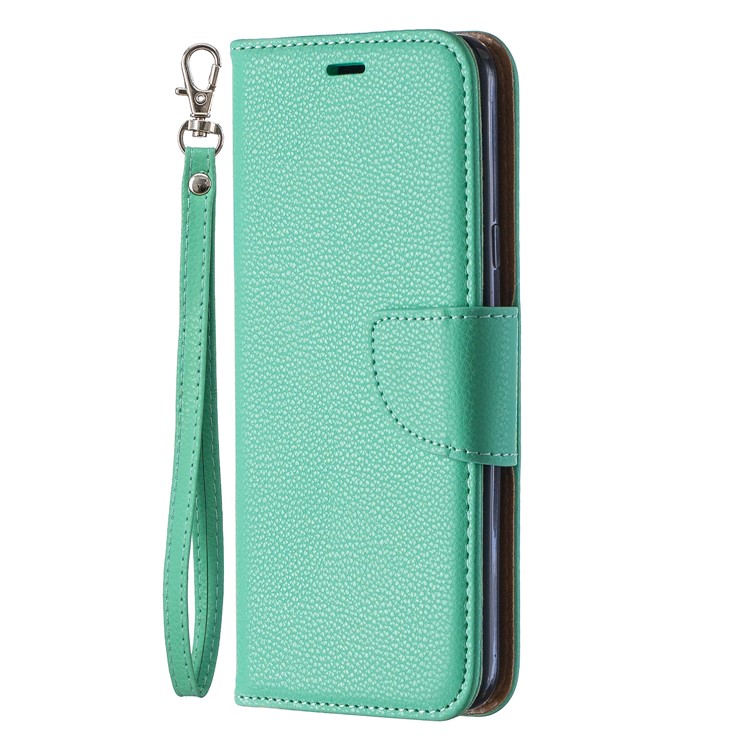 Litchi Texture PU Leather Phone Cover for LG K40 / K12 Plus - Green-2