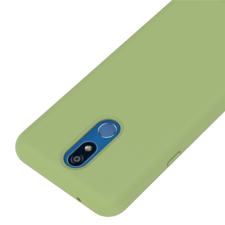 Funda de Cubierta de Teléfono de Silicona Líquida Para LG K40 / K12+ / K12 Más - Verde