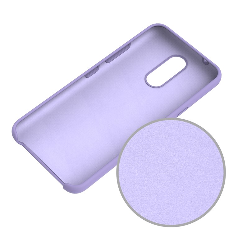 Liquid Silicone Phone Cover Shell Case for LG K40 / K12+ / K12 Plus - Purple-5