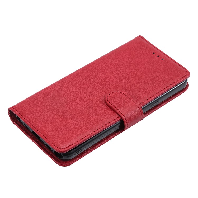 Magnetic Detachable 2-in-1 Leather Wallet Case for LG Stylo 5 - Red-7