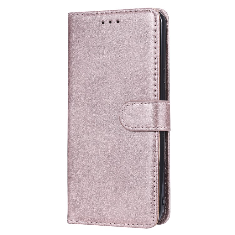 Magnetic Detachable 2-in-1 Leather Wallet Case for LG Stylo 5 - Rose Gold-2