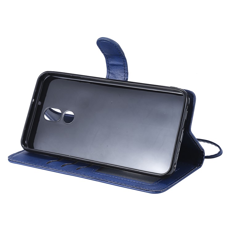 Magnetic Detachable 2-in-1 Leather Wallet Case for LG Stylo 5 - Blue-6