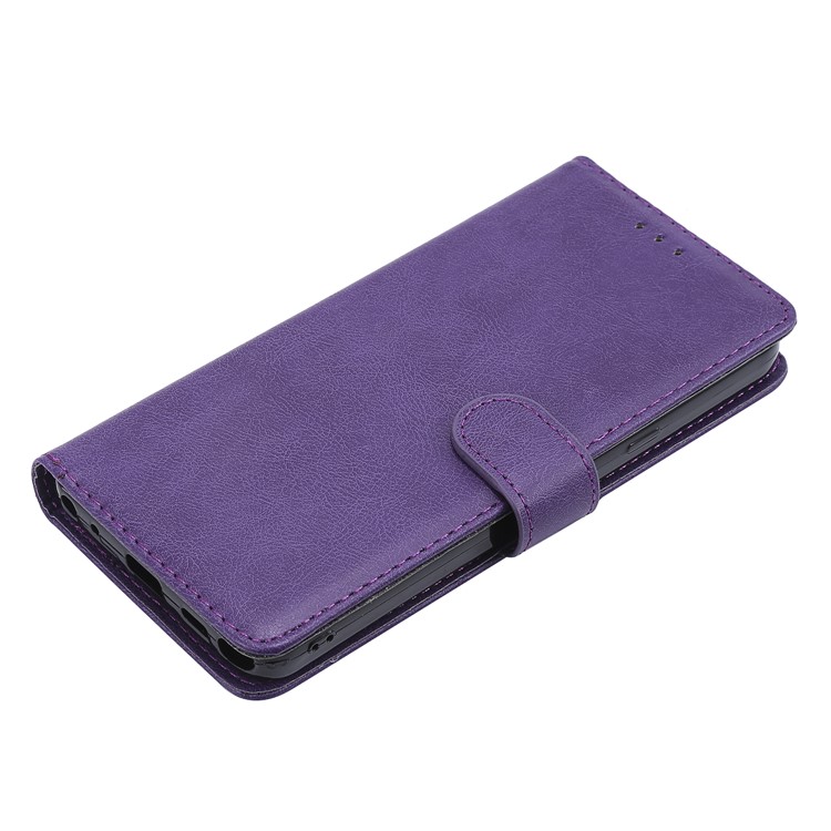 Magnetic Detachable 2-in-1 Leather Wallet Case for LG Stylo 5 - Purple-7