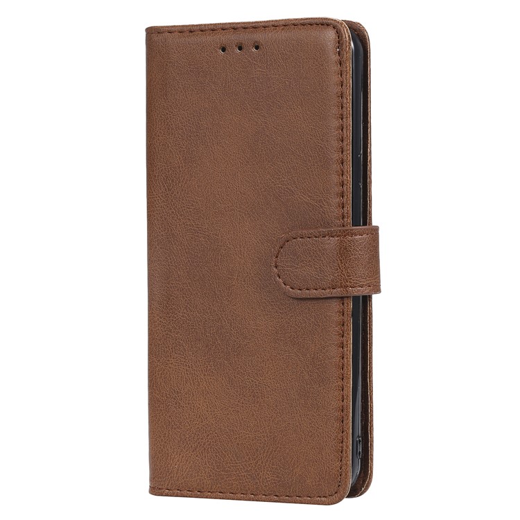 Magnetic Detachable 2-in-1 Leather Wallet Case for LG Stylo 5 - Brown-2
