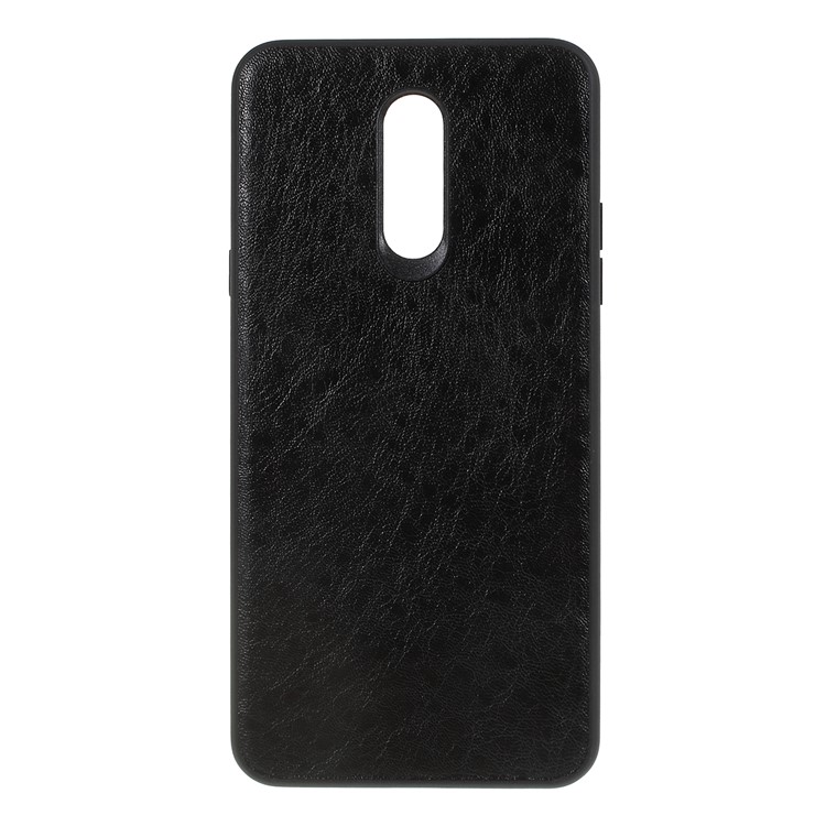 Crazy Horse Leather Coated PC + TPU Back Case for LG Stylo 5 - Black-1