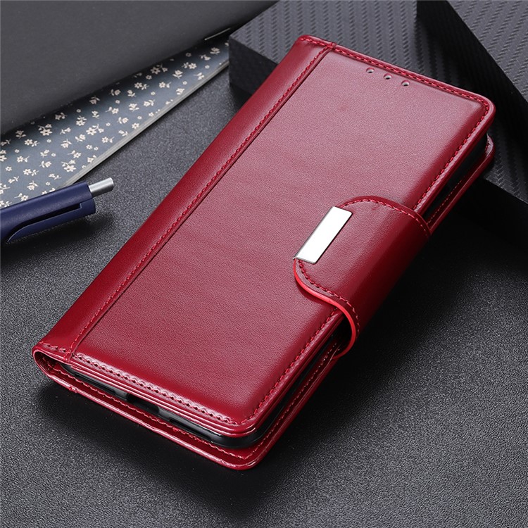 Wallet Leather Stand Case for LG W10 - Red-12